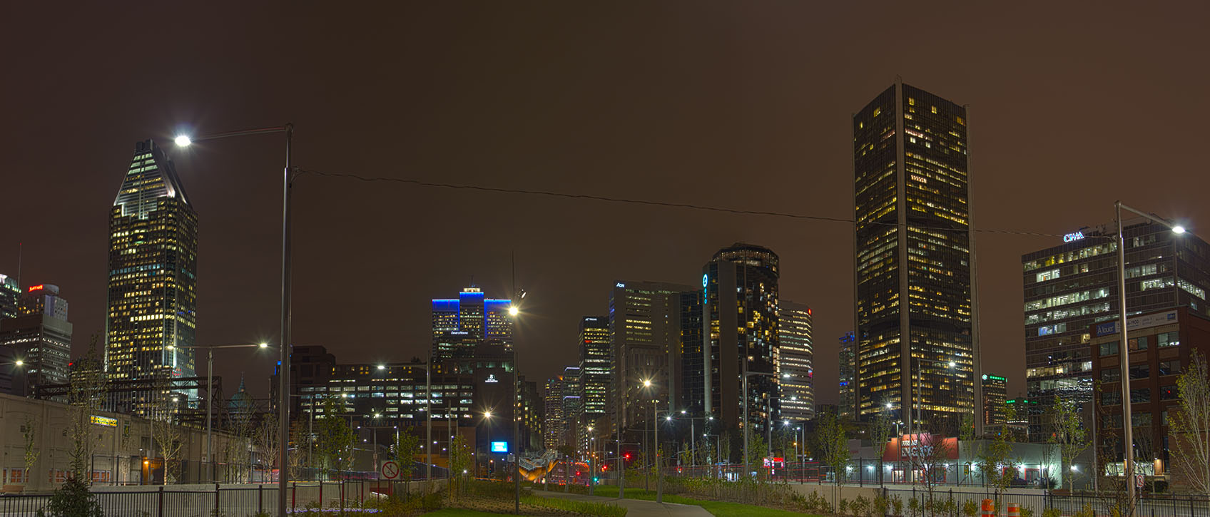 Kanada Montreal Stadt HDR Panorama